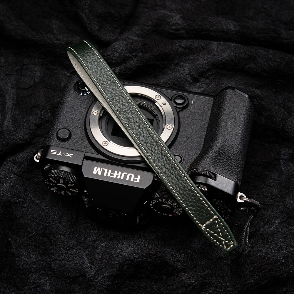 Premium Leather Camera Strap with Quick Release for DSLR & Mirrorless Cameras
