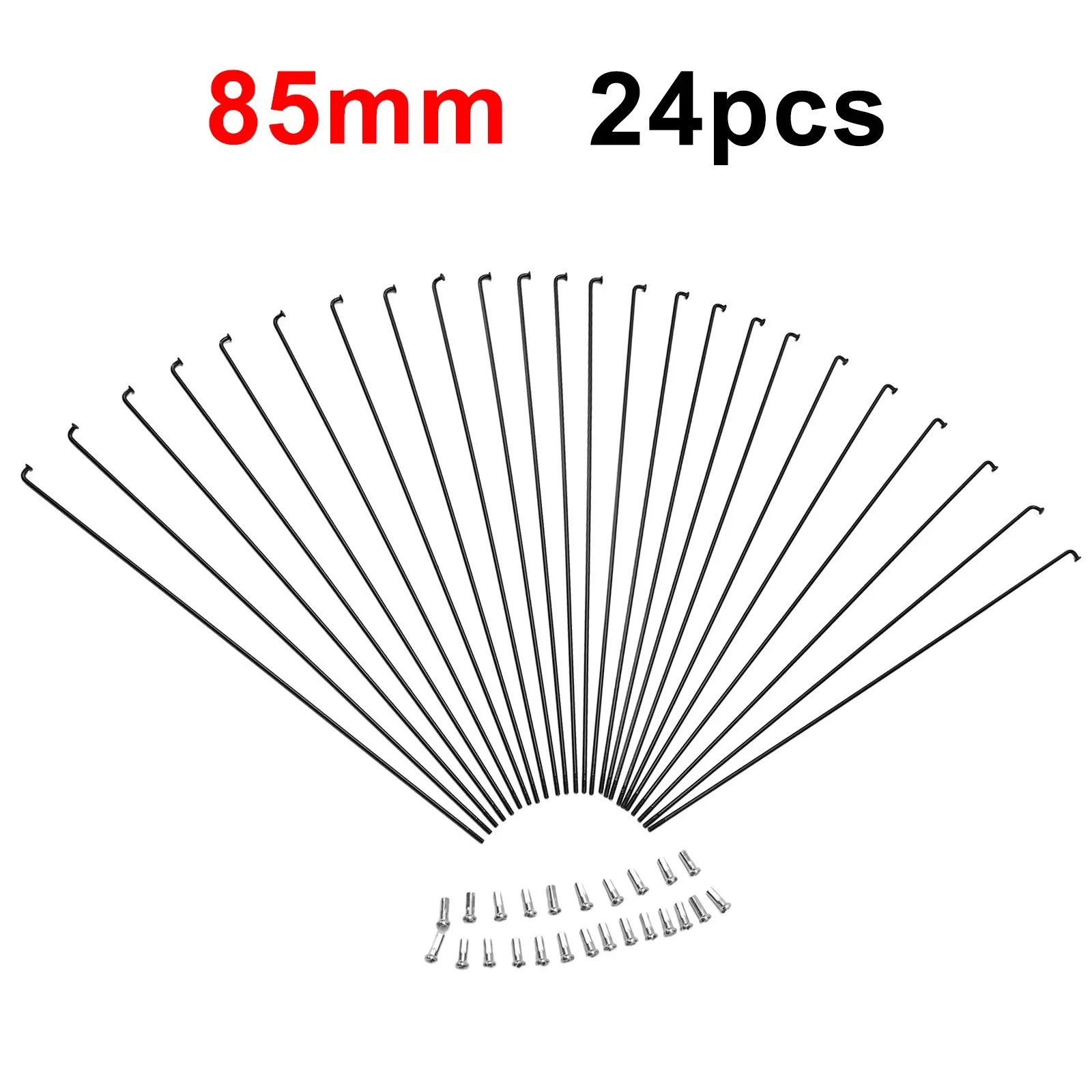 Bicycle Spokes 24pcs 255MM 275MM 289MM For Rim Size 27.5 / 26 / 29 Inch
