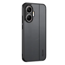 ELVEV Magnetic AirBags Shockproof Matte Anti-Fingerprint Transparent Back Cover for Redmi Turbo 4 Pro (Black-no Magnet)