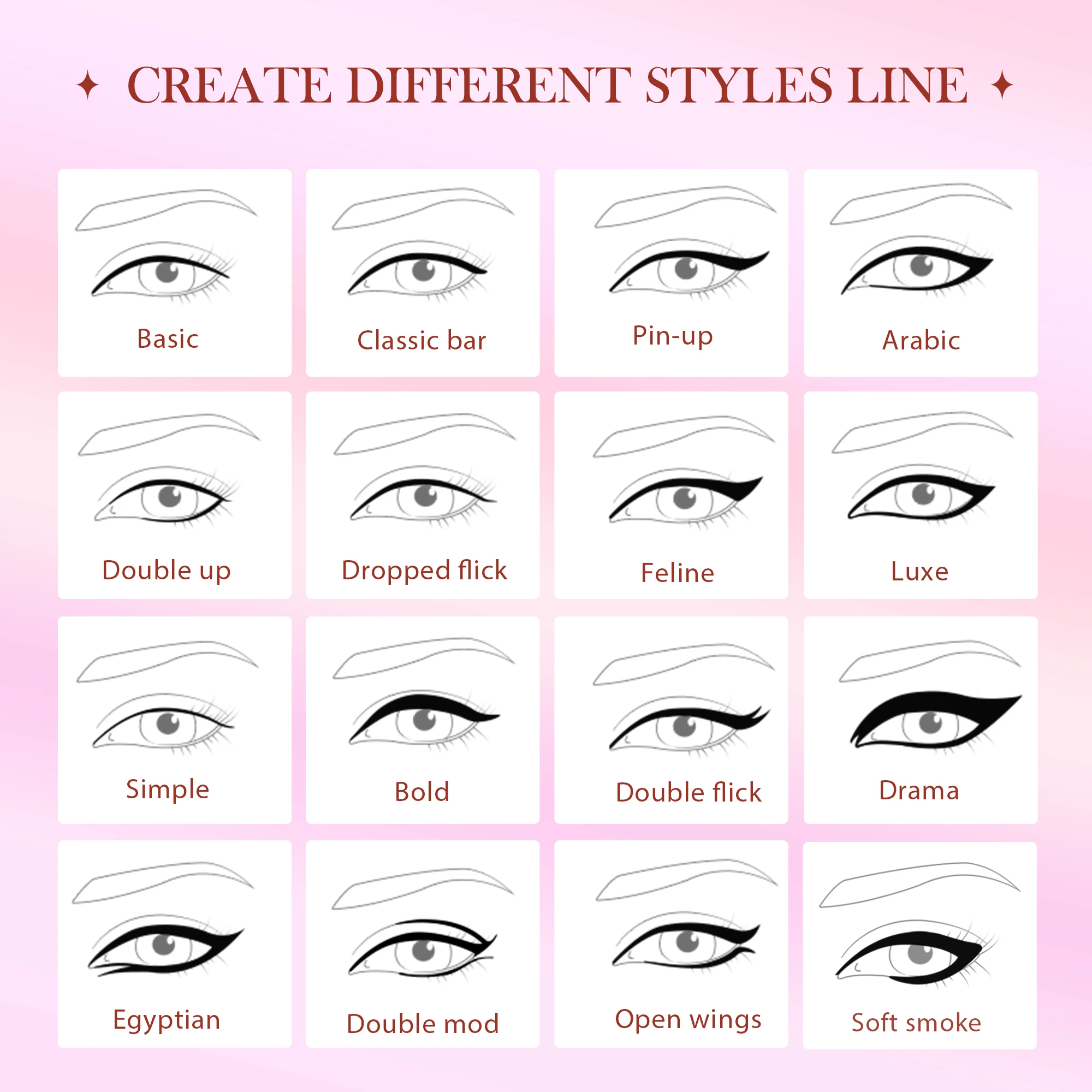 Makeup Brush Makeup Tool Jessup Eyeliner Brush