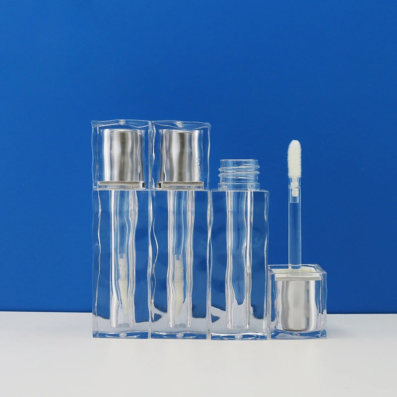 

Transparent Corrugated Lip Glazed Tube 3ml Plastic Lip Gloss Packaging Bottle Liquid Lipstick Empty Tube Packaging Materials