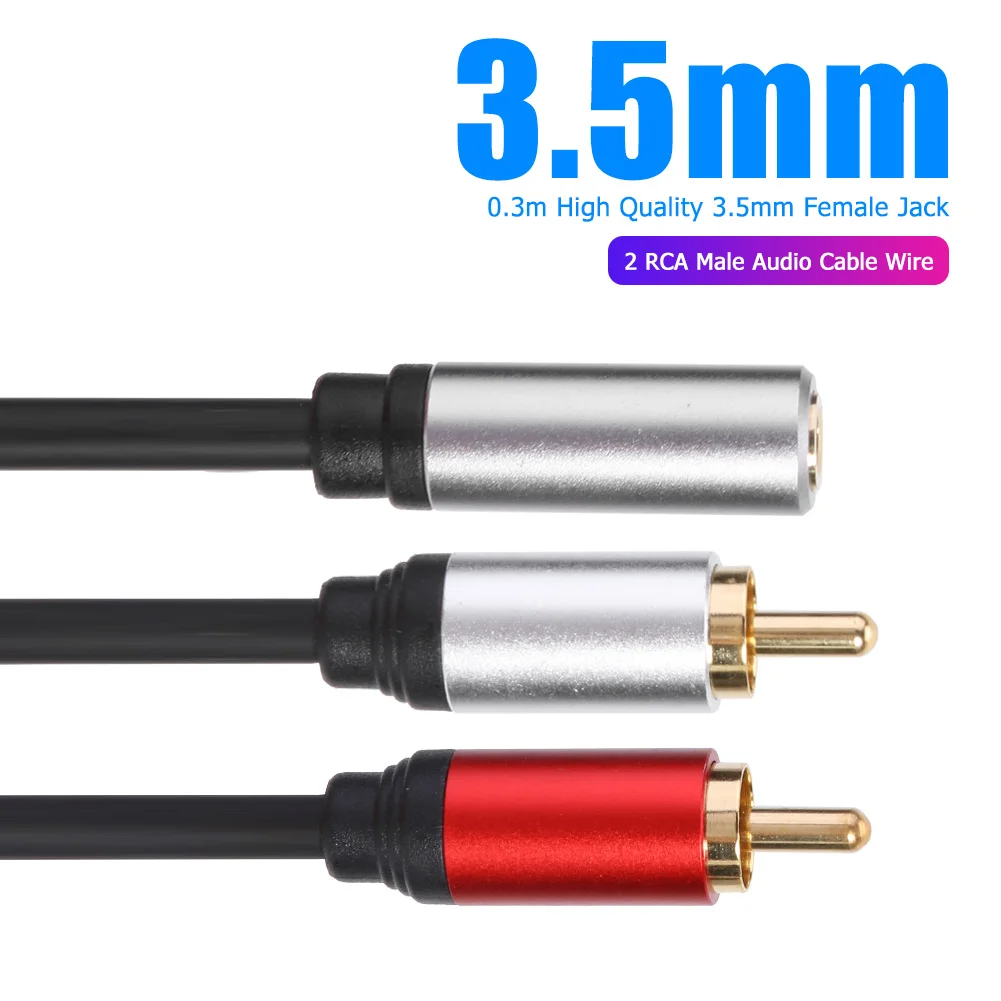 Ʈ MP3 º ǻͿ ε巯  ̾, 3.5mm  , 2 RCA   ̺, 0.3m Y ø 