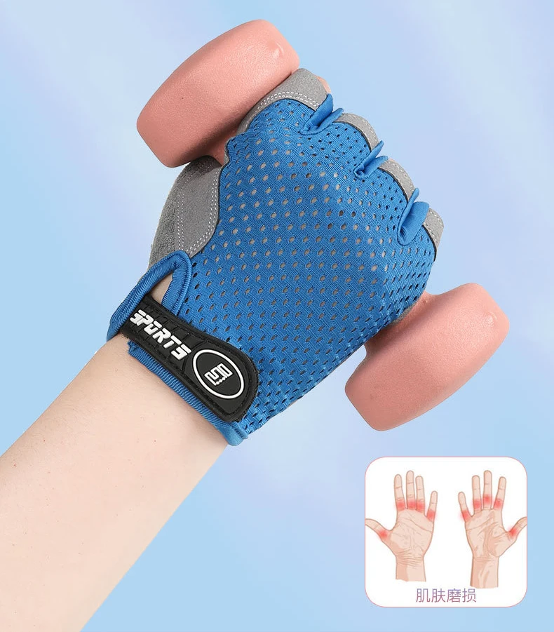Kinder-Fahrradhandschuhe Frühling Sommer Gel-Gepolsterte Rutschfeste Jungen Mädchen Skateboard Atmungsaktive Fitness Workout Kinder-Sporthandschuhe – Detail 1