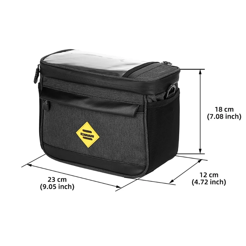 Bike Handlebar Bag Waterproof Bike Front Bag Phone BagTouch-Screen Bicycle-Insulation Bag Scooter Front Bag-Gifts