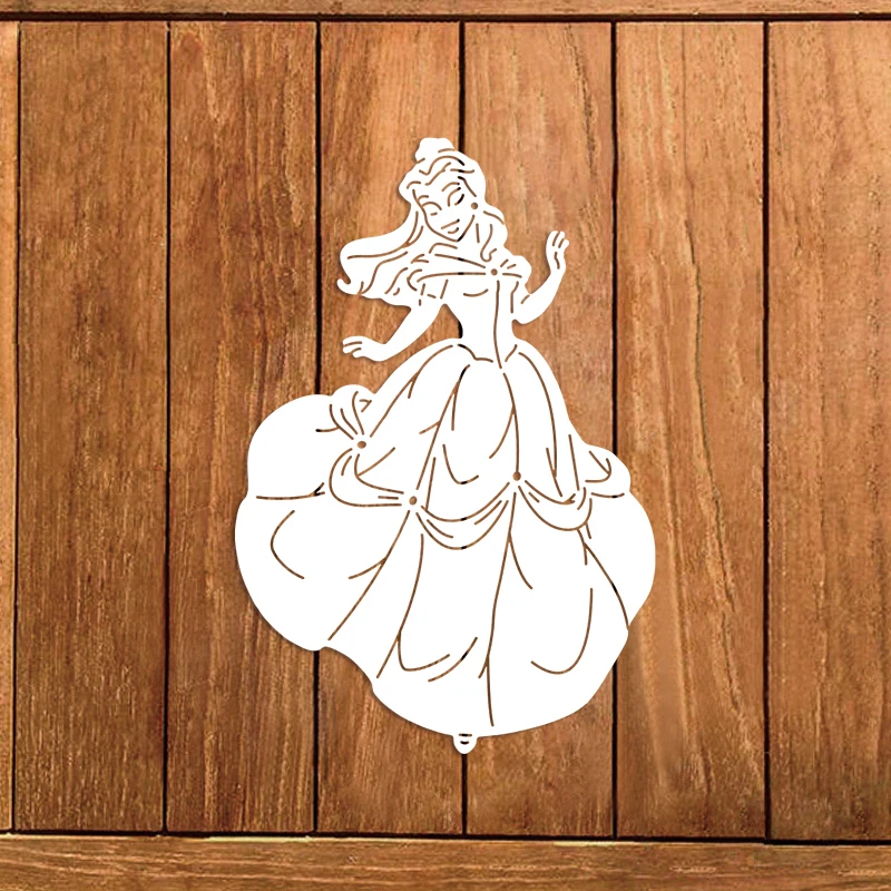 Disney Princess Belle Silhouette