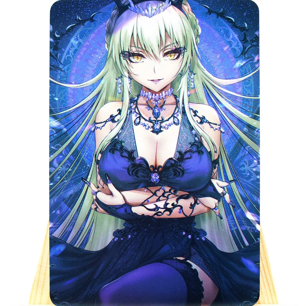 

11STKS/set Anime Game Flash ACG Card Fate Grand Order Kawaii Girl Card Collector's Favorite Toy
