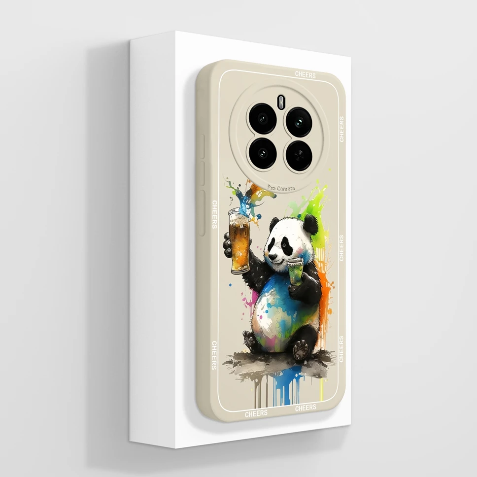 Lovely Pattern Camera Protection Phone Case - Stylish Back Cover