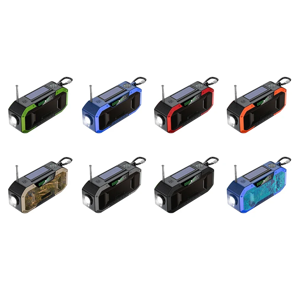 Powerful Emergency Radio With Hand Crank For Off Grid Power On The Go