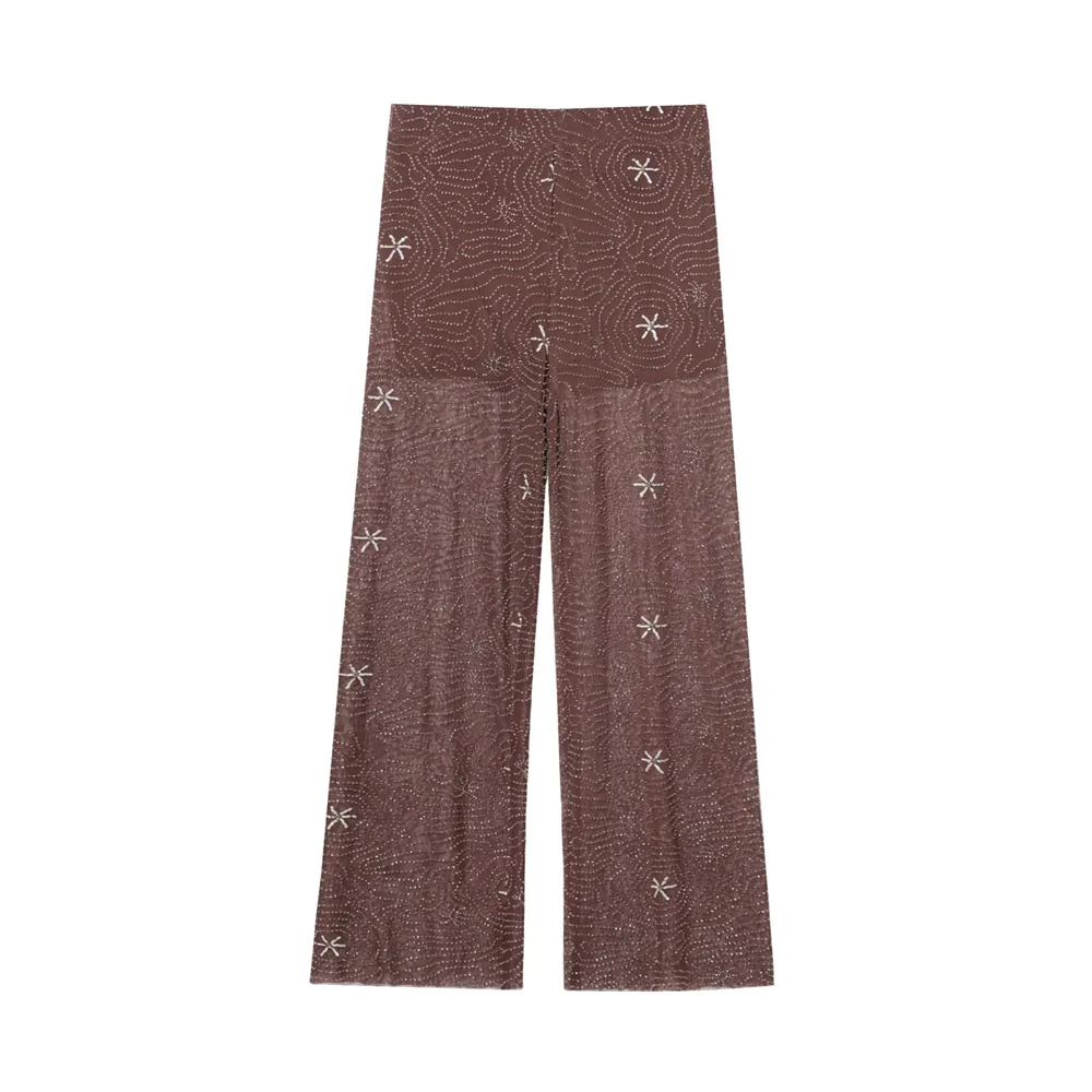 European Style Wide Leg Casual Pants for Women