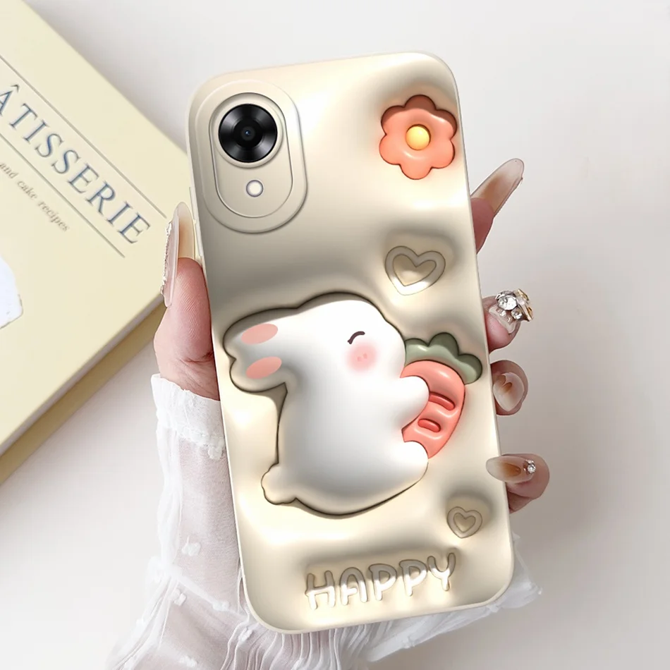 2024 New Cute Cartoon Pattern Soft Silicone Protective Phone Case