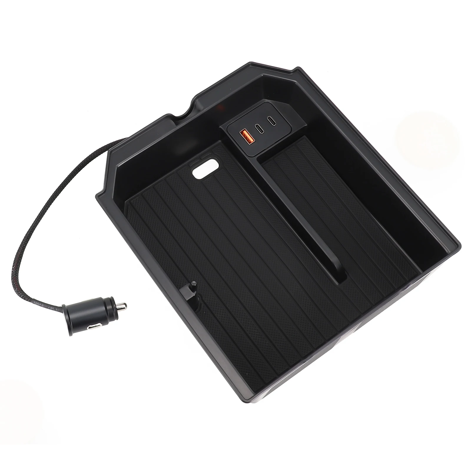 

Central Control Armrest Storage Box for Tesla Model 3 2024 Convenient and Practical Design Keep Your Car Clutter Free