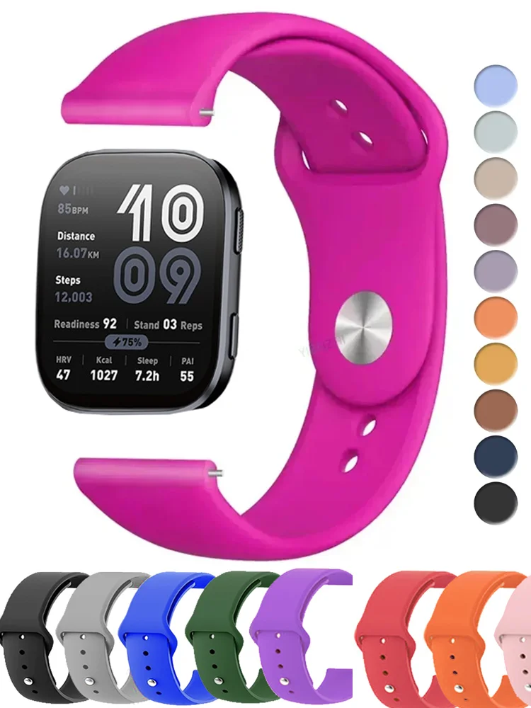 Sport Silicone Watch Band, 20/22mm - Enhanced Design