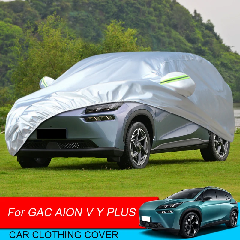 For GAC AION V Y PLUS-Full Car Cover Rain Frost Snow Dust Waterproof Protect Anti UV Cover External Auto Accessories