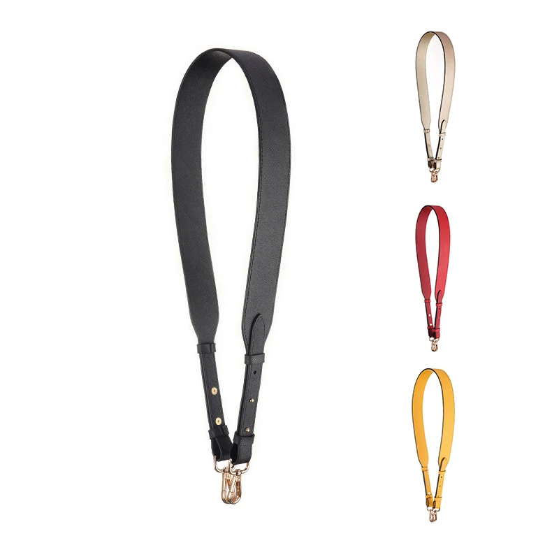 110CM Bag Strap Gold Silver Buckle Handbag Straps Replacement Parts Bag Belts Leather Handles for Shoulder Bags Accessories