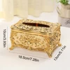 1PC European Style Tissue Box for Home Living Room Drawered Tissue Holder Hotel Paper Towel Storage Box 6