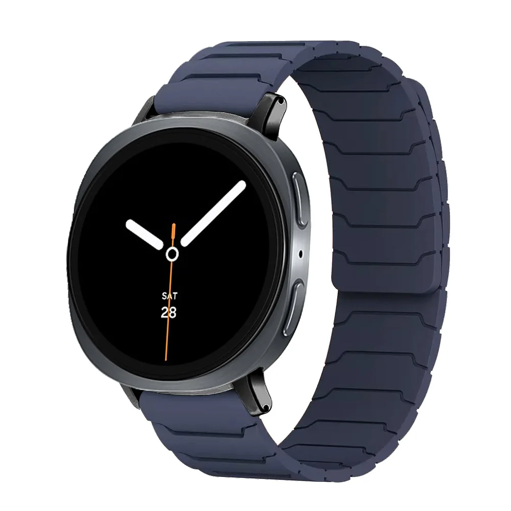 Enhanced Magnetic Silicone Loop Strap Replacement Bracelet Accessories
