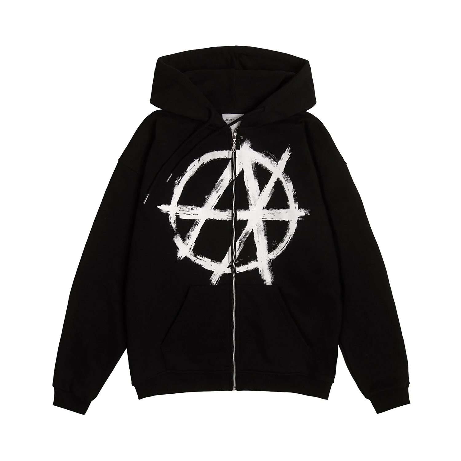 Harajuku Oversized Streetwear Zipper Pullover Men’s Hoodies Antihype Graphic Zip Up Hooded Sweatshirt Hip Hop Aesthetic Goth Y2k