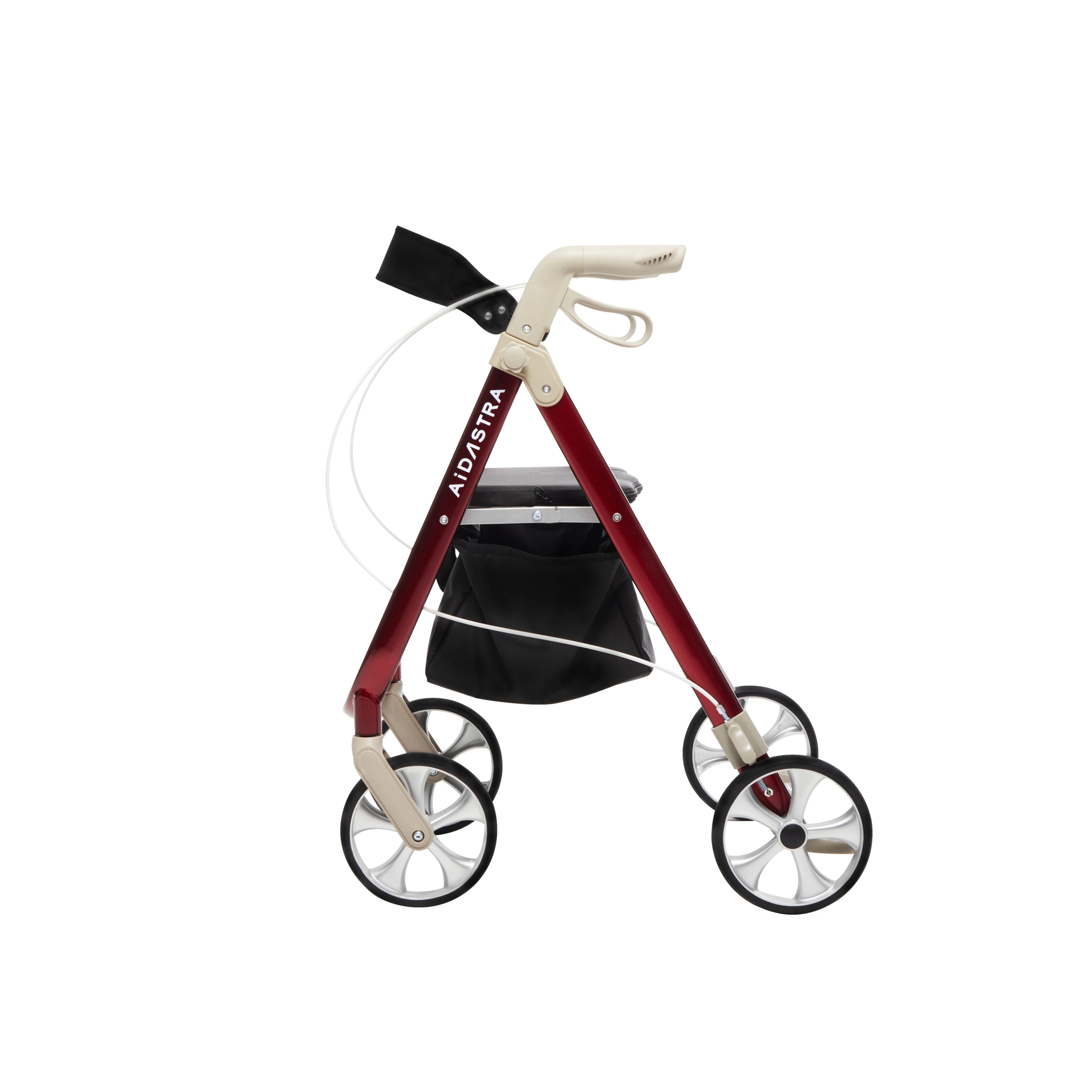 Quality Guaranteed Steel Frame Walkers And Rollators For Elderly Walking Stout Aidastra Wheel Rollator Walker