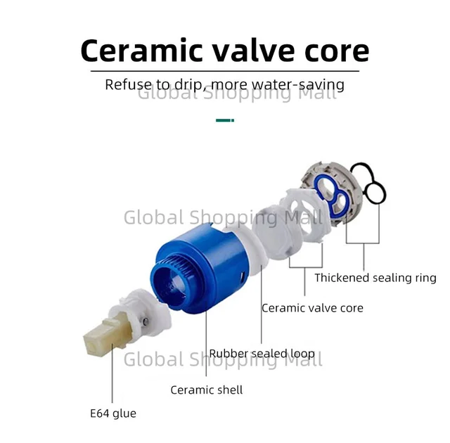 ก๊อกน้ําในห้องน้ําเดี่ยวหลุมเดี่ยวเดี่ยวผสมน้ําร้อนและน้ําเย็นแตะดาดฟ้าติดตั้งในสีดําและ Chrome Square อ่างล้างหน้า TapBathroom 5