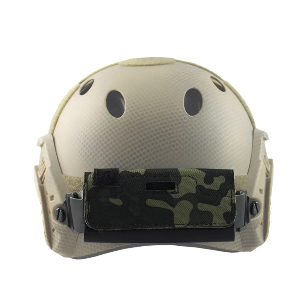 Airsoft Tactical Counterweight Bag Pouch 5 Weight Blocks for Helmet ARC Rails BK 