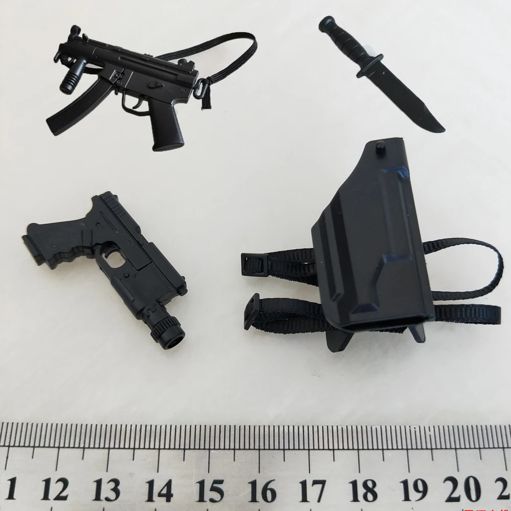 1:6 군인 액세서리 미니 단검 나이프, 커버 모델 MP5 건 홀스터, 12 인치 액션 피규어| | - AliExpress