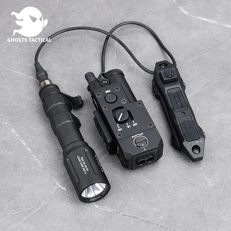 

Тактический фонарик для страйкбола CQBL Surefir M300C M600U Mod PLHV2, мощный фонарик с двойным переключателем, для охоты, оружия, разведки
