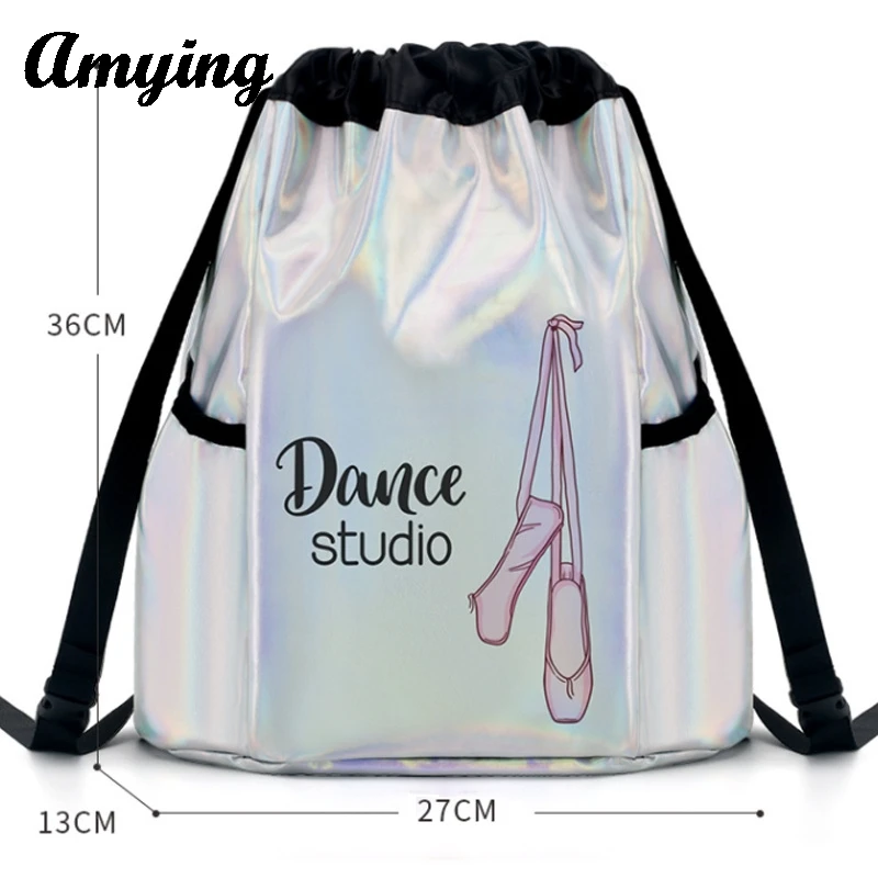 Children's Dance Bag Large Capacity Dance Bag Girls Training Clothes Storage Backpack Kids Ballet Dance Shoulder Bag 4