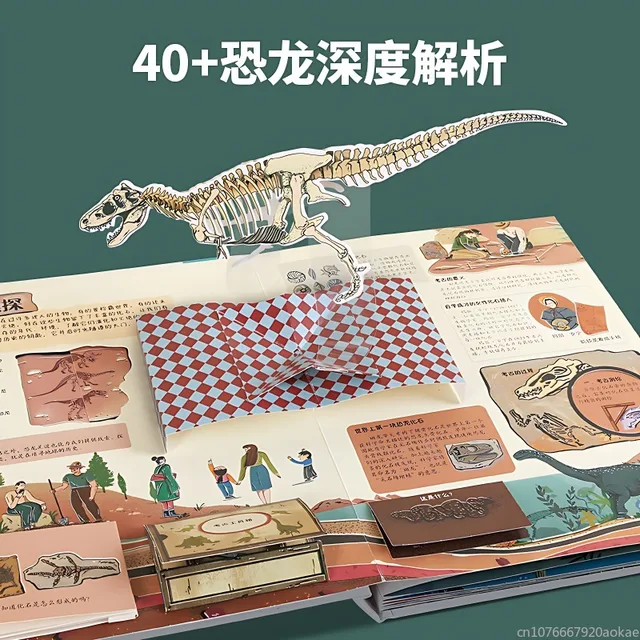 Livro Pop-up 3D: Os Segredos dos Dinossauros