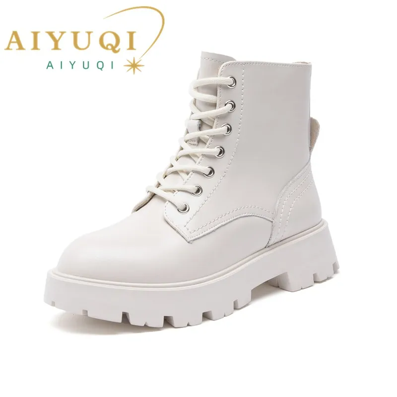 Women's Ankle Boots Genuine Leather - Women's Boots Genuine