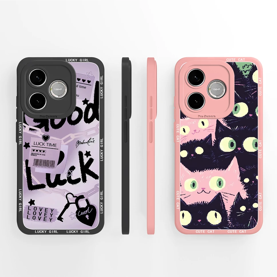 Pretty Flower Shockproof Silicone Phone Case with Camera Protection