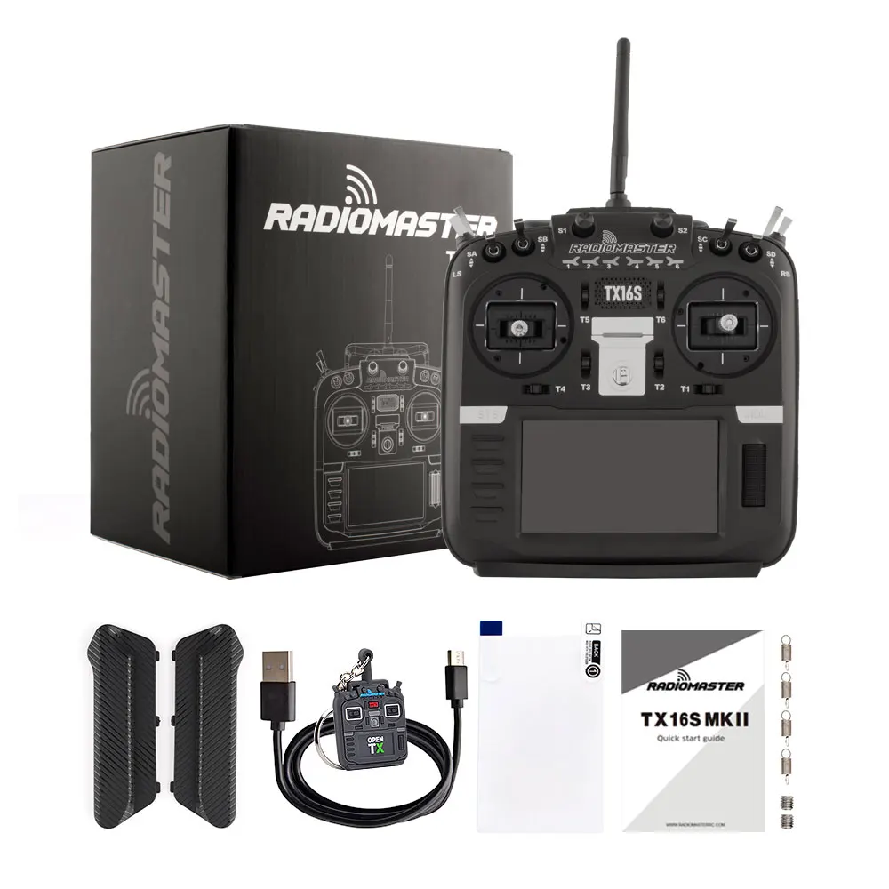 RadioMaster TX16S MKII V4.0 16CH 2.4G Hall Gimbals ELRS 4in1 Transmitter Remote Control Support EDGETX OPENTX thumbnail 6