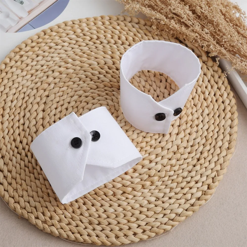 Mancommuniste de Poignet avec lèvent Noirs, Amovibles, Décoratives, B36D, Courtes, Fausses Manches Évasées