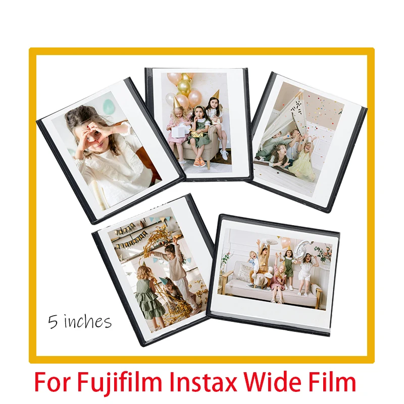 Refrigerator Sticker Magnetic Photo Frame For Fujifilm Wide 300 /210/400 Camera Wide Printer Film 5-Inch Magnetic Photo Frame