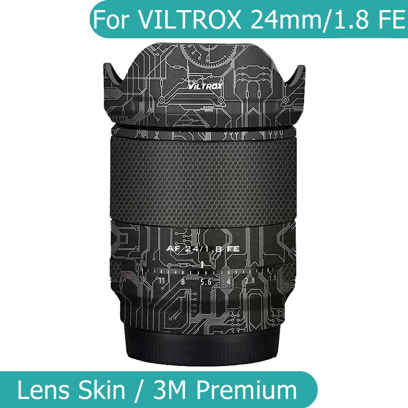 AF24/1.8 FE Camera Lens Body Sticker Coat Wrap Protective Film Decal Skin For VILTROX AF 24mm F1.8 For Sony Mount 24 1.8 24/1.8 lens filters