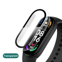 Full Coverage 2-in-1 Case with Screen Protector for Mi Band 9 (Transparent)