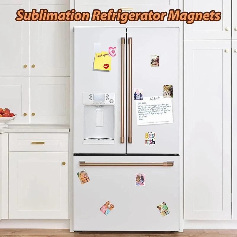 10PCS Sublimation Magnet Blanks Sublimation Refrigerator Magnets  Personalized Fridge Magnet Sublimation for Kitchen Office Decor - AliExpress