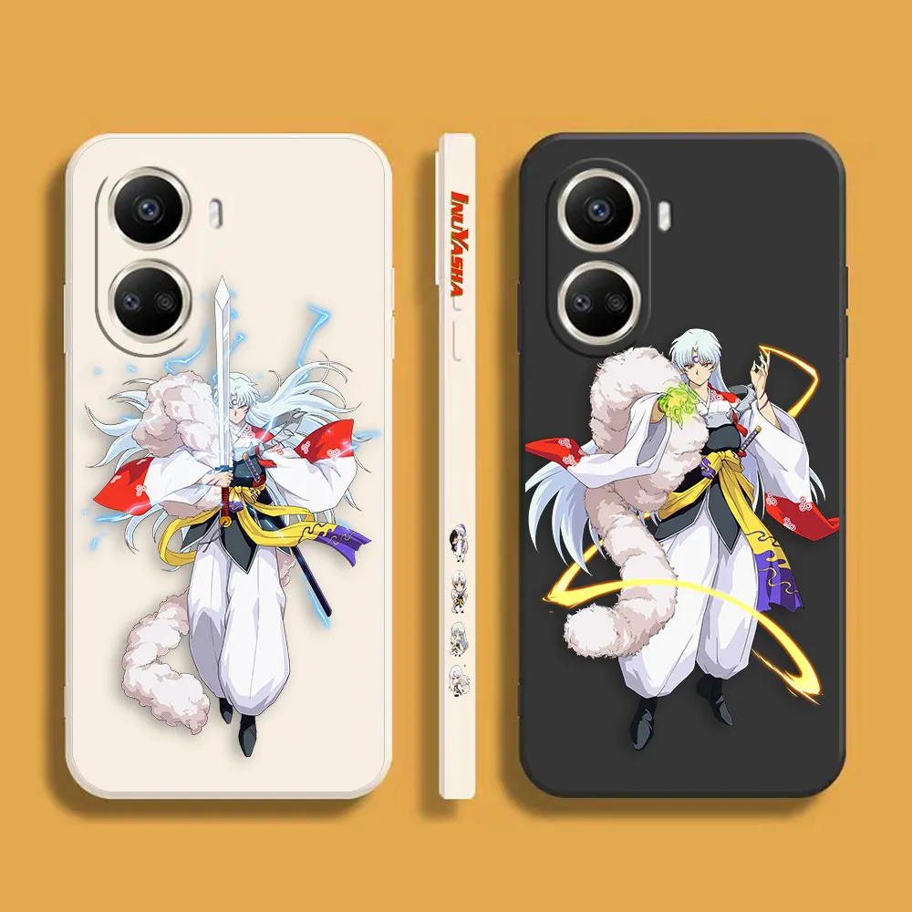

Japanese Anime Inuyasha Phone Case For Huawei NOVA 11 7 6 5I 5 4 3 3I 2S 2 8 9 10 SE PRO PLUS 5G Silicone Case Funda Shell Capa