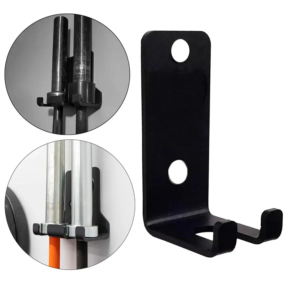 Barbell Holder And Weights MIUONO Wall Mount Barbell Storage