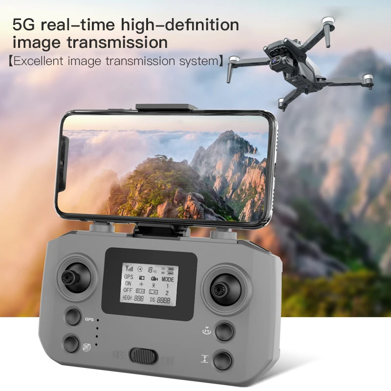 Drone Quadcopter L600 PRO MAX ESC Dual Camera 8K HD Optocal Flow Positioning 3-Axis gimbal Brushless Motor Gift drone quadcopter