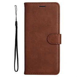 Chic Flip Wallet Phone Case - Simple & Stylish Design for LG G9 Velvet (Brown)