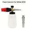 3800PSI Foam Cannon for Nilfisk KEW, G1/4 Thread Connect Adjustable Snow Foam Sprayer for Car Detailing & Commercial Cleaning 1