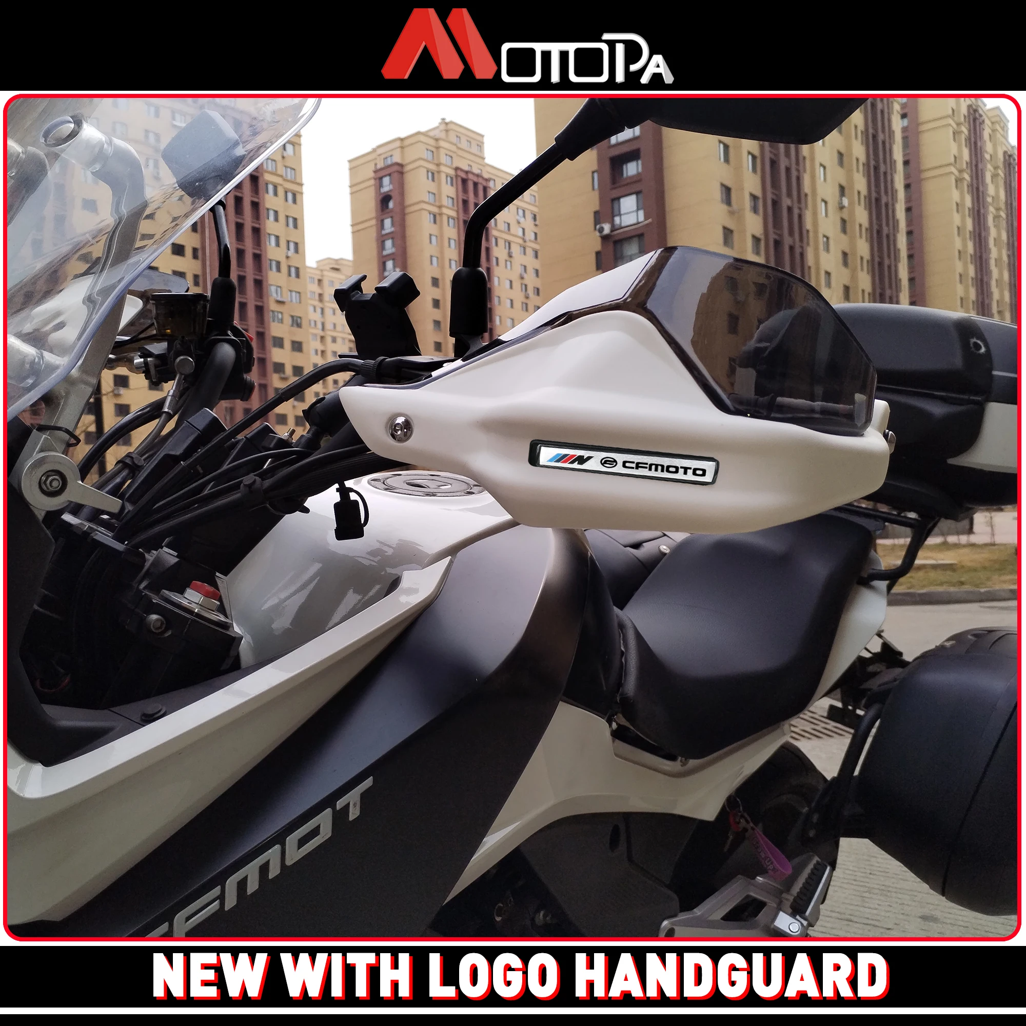 Nuovo con logo CFMOTO paramani moto per CFMOTO 400MT 650MT accessori moto  protezioni manubrio