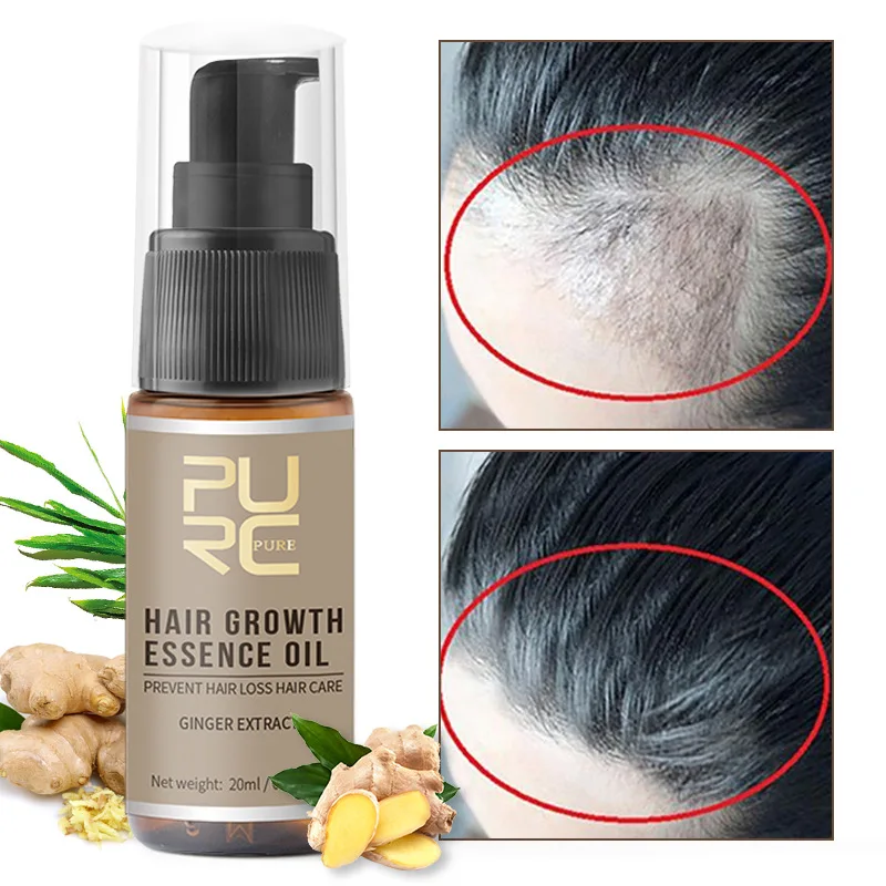 20ML Hair Care Ginger Spray Repairs Dry Broken Frizzy Soft Fluffy Shiny