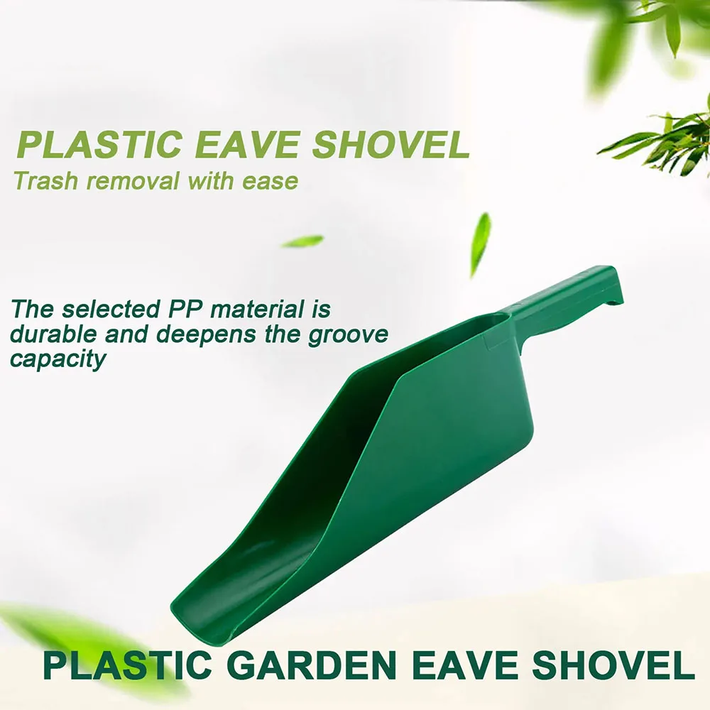 Gutter Getter Scoop Books, Flex Fit D343 Roof Tool, Debris Removal, Multi-Use Eaves, Garden Scalp, Gutter Spoon, Shovel Supplies 4