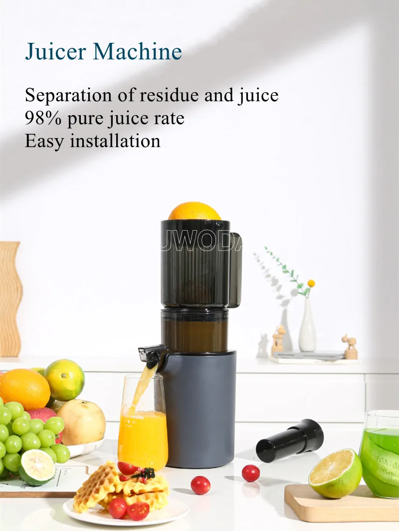 200W Juicer Electric Juicer Fruit Mini Blender No Blade For Shakes and Smoothies Juicer Celery, Carrots Juicer 5