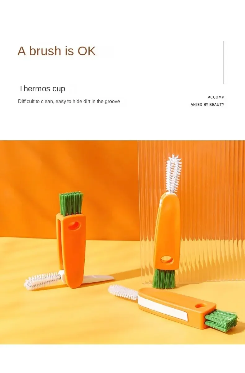 Detail view of cleaning brush tip
