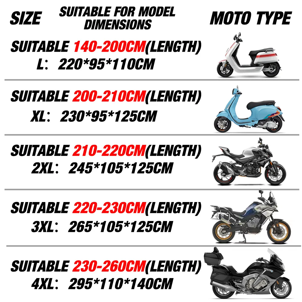 오토바이 커버 레인 커버 방진 방수 야외 자외선 차단 Ducati Scrambler 1100 Scrambler 800/1100/400