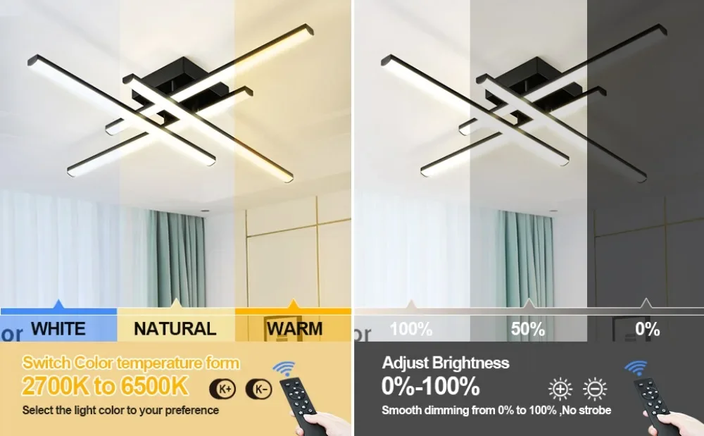 Modern LED Ceiling Light Fixture