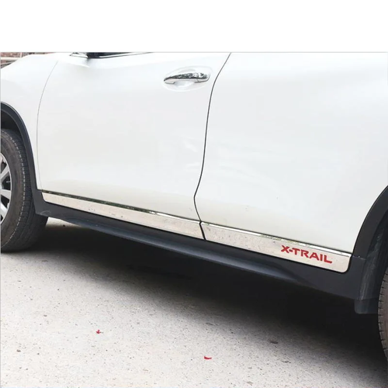 

Автомобильные аксессуары для Nissan X-trail X Trail 2014-2017, декоративные аксессуары для отделки окон автомобиля, украшение двери автомобиля, яркая полоса