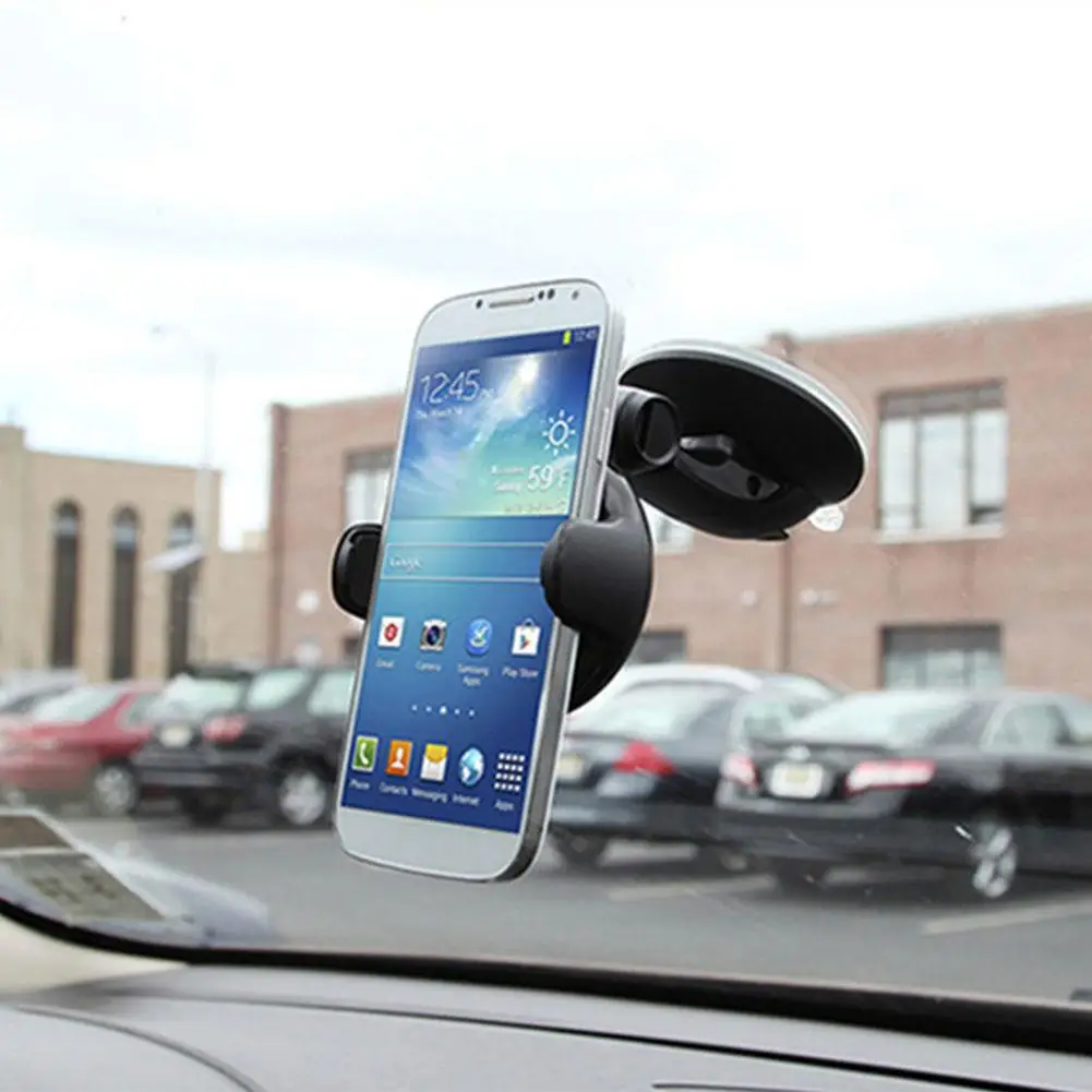 

Sucker Car Phone Holder For Windshield Dashboard Mount Stand 360 Rotatable Expandable Smartphone Holder Handsfree GPS Brack N4P2